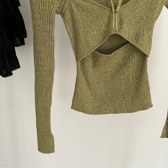 Simkhai Simkhai Alexia Compact Rib Sweetheart Sz XS - Picture 10 of 10